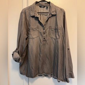 Great NW Indigo Grey Chambray Shirt